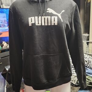 PUMA Black Logo Hoodie